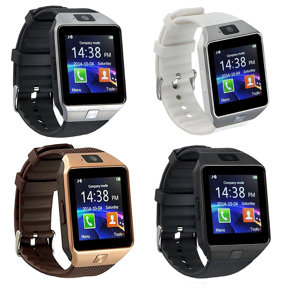 Smart Watch Wristwatch With Telphone Function Androiduhr Carte SIM Camera - Image 1 of 1