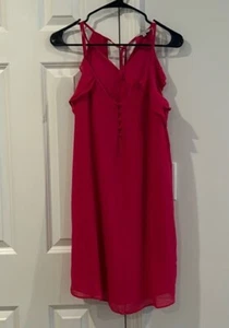 NWOT Naked Zebra Dress Red/Pink Womens Small - Picture 1 of 5