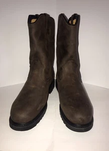 Carolina Stiefel Herren 14 2E Leder Wellington Stiefel Metaguard Aluminium Zehenpartie WP - Bild 1 von 9
