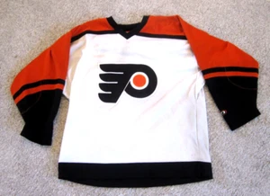PHILADELPHIA FLYERS White PRO PLAYER Blank Team Jersey - Adult L 60 - Picture 1 of 3