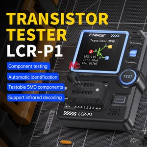 FNIRSI LCR-P1 Transistor Tester Diode Triode Capacitance Meter LCR ESR MOSFET US - Picture 1 of 15