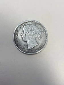 1864 NEW BRUNSWICK 20 CENTS! VICTORIA! LOT #453 - Picture 1 of 2