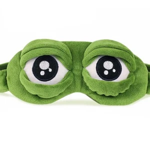 Pepe The Frog Meme Sad Eye Mask Cover Sleeping Rest Sleep Funny Comic Cosplay - Picture 1 of 6