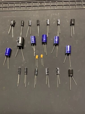 Capacitor Rebuild Kit for Data East Pinball Sound Board 520-5002-02 - Image 1 of 2