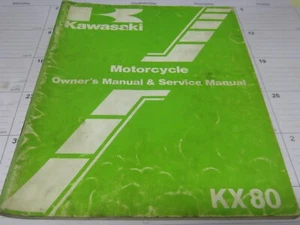 Kawasaki '84 KX80-E2   models owner's manual & service manual - Bild 1 von 3