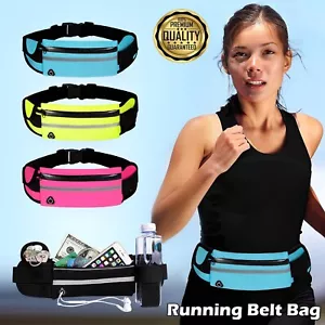 Running Waist Bag Fanny Pack Stylish Sporty Travel Waist Pouch Running Belt Bag - Picture 1 of 15