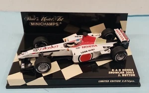 MINICHAMPS 1/43 - F1 BAR HONDA SHOWCAR 2003 J,BUTTON ITEM 400030087 - Imagen 1 de 2