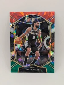 2020-21 Select Concourse Patrick Mills Patty Rot Weiß Grün Riss Ice Prizm - Bild 1 von 2