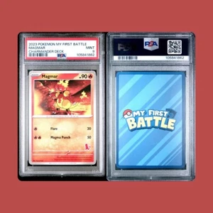 Magmar My First Battle PSA 9 NM Charmander Deck Stamped First Pokemon - Bild 1 von 6