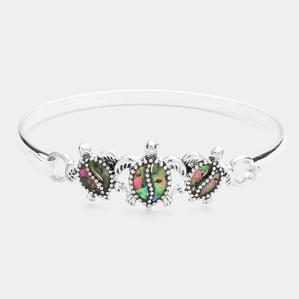 Seaturtle abalone shell bracelet - Image 1 of 1
