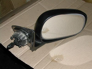 Espejo retrovisor puerta manual Rover 400 1995-99 negro - Imagen 1 de 2