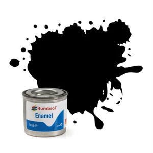 Humbrol AA0360 Enamel Pas De 33 Black Matt (14ml) Modélisme - Photo 1 sur 1