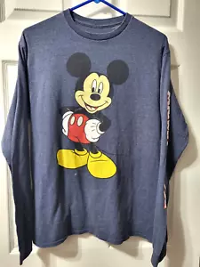 Walt Disney Mickey Mouse Disneyland Größe mittellangarmiger Pullover blau - Bild 1 von 11