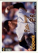 1995 Collector's Choice Pittsburgh Pirates Baseball Card #378 Steve Cooke