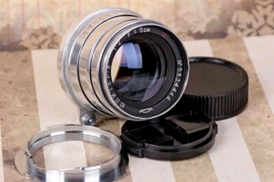 📷Jupiter-8 50mm f/2 USSR Rangefinder Lens M39 LTM Mount | Vintage Sonnar Style - Image 1 of 4