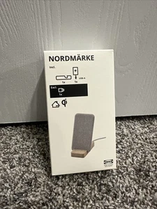 IKEA NORDMÄRKE Wireless Charger with Bamboo Stand - Photo 1 sur 2