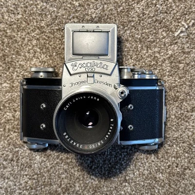  Cámara SLR Exakta Varex VX 35 mm - Lente Carl Zeiss Jena 2,8 50 mm Foto 1 de 4