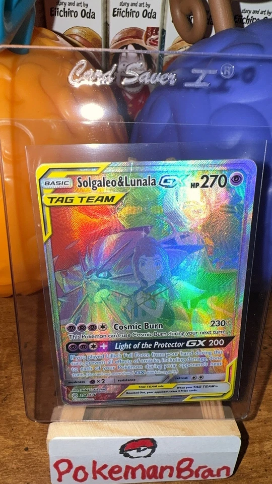 Solgaleo & Lunala GX (Secret) 254/236 - SM Cosmic Eclipse - Pokemon TCG - MP - Image 1 of 4
