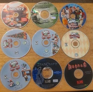 9 PC Spiele Konvolut - Ungetestet - Far Cry 2 Sims Holiday Star Craft Diablo - Bild 1 von 1