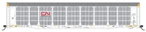 Intermountain HO-Scale 89' Bi-Level Auto Rack Carrier Canadian National/CN White - Picture 1 of 1