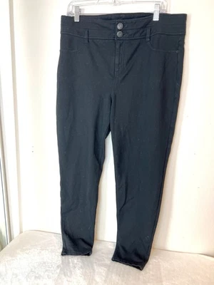 Maurices XL Short Black Jeans Super Soft Dark Wash - Image 1 of 4