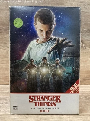 Stranger Things Season 1 Blu-Ray 4kUltraHD Box Set Collector's VHS-Style Box Set - Image 1 of 4