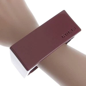 Gucci Wine Bangle M Size Women Red One Size - Picture 1 of 5