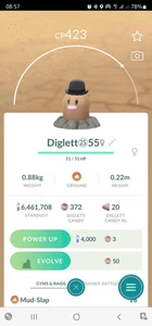 Diglett Hut Pokémon Tr@de GO - Bild 1 von 2