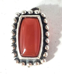Lote Colgante Collar Dije Cornalina Roja SUROESTE Plata Esterlina De Colección 6/29 - Imagen 1 de 3