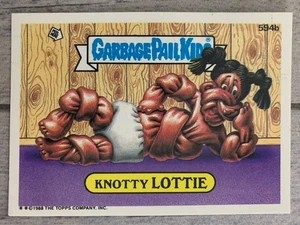 Garbage Pail Kids OS15 GPK 15th Series Knotty Lottie Card 594b - Picture 1 of 2