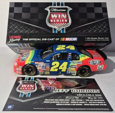 Jeff Gordon Lionel Racing #24 DuPont Impala 1997 Charlotte Win Foto 1 de 4