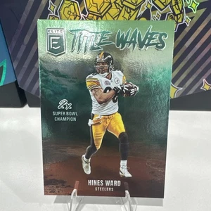 2025 Donruss Elite Title Waves Hines Ward Pittsburgh Steelers - Picture 1 of 2