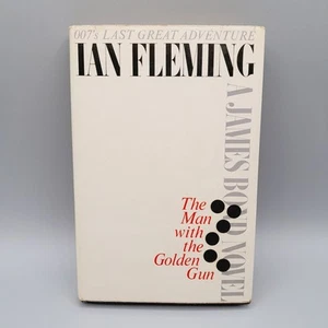 The Man with the Golden Gun, Fleming, 1965 HCDJ 1st NAL Edition 2nd printing 007 - Picture 1 of 18