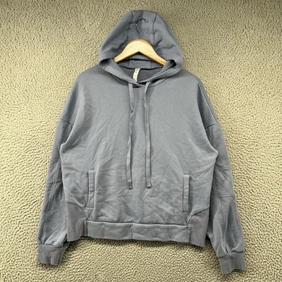 Alo Hoodie Womens Small Blue Hooded Sweatshirt Sweater Yoga Gym Sports Athletic - Image 1 of 4