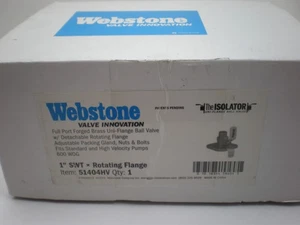 Webstone Sweat Isolator H-51404HV Full Port 1" SWT x Rotating Flange - Picture 1 of 4