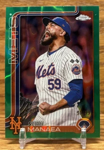 SEAN MANAEA Green /99 RayWave Refractor | 2025 Topps Chrome NY METS #287 - Bild 1 von 2