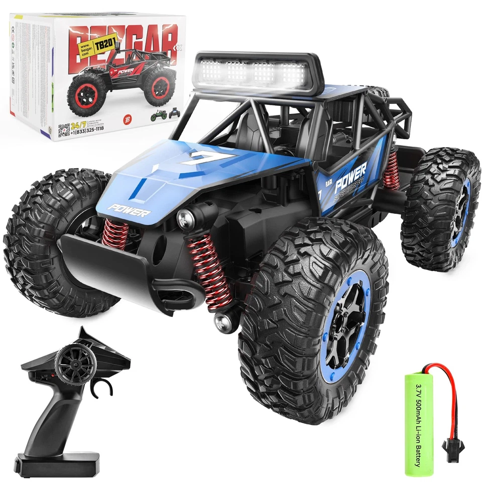 TB201 RC Cars-1:20 Scale Remote Control Car-2WD High Speed 20 Km/h Electric T... - Image 1 of 4