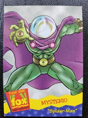 1995 Fox Kids Network Spider-Man Collectible Trading Card #86 Mysterio - Image 1 of 2