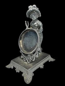 KATE GREENAWAY FIGURAL POCKET WATCH HUTCH JAMES TUFTS QUADRUPLE PLATE VICTORIAN - Picture 1 of 13