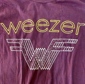 Weezer 2018 Tour X-Large Graphic T-Shirt - Maroon Short Sleeve - Bild 1 von 7