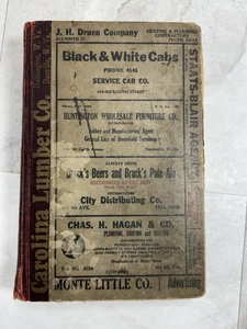 1938 Huntington WV City Directory Polk’s Businesses Residents Ads 892 Pages - Picture 1 of 19