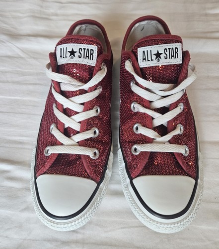 Converse All Star US taglia 4 ROSSE 1CL372