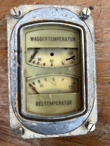 BMW EMW 327/8 327/328 SEDAN COUPE CABRIO TEMPERATURE & OIL INDICATOR - Bild 1 von 4