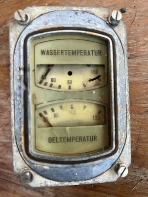 BMW EMW 327/8 327/328 SEDAN COUPE CABRIO TEMPERATURE & OIL INDICATOR - Image 1 of 4