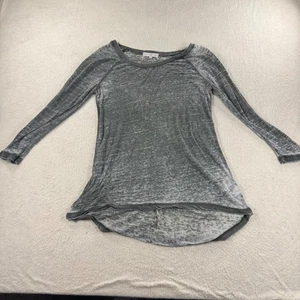 Top túnica gris Altar'd State Burnout manga larga alta-baja para mujer talla S informal - Imagen 1 de 7