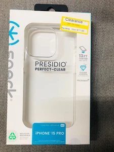 Speck Apple iPhone 15 Pro Presidio Perfect Clear Case für iPhone - Bild 1 von 2