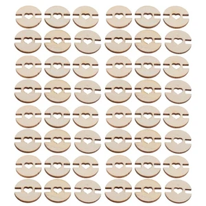  100 piezas Botón Pom Pom Madera - Hágalo Usted Mismo Tejido Sombrero Hacer Sujetador - Pequeño Redondo - Imagen 1 de 12