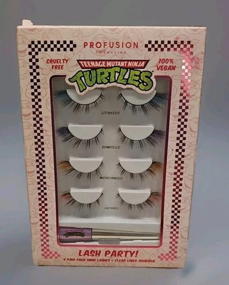 Profusion Cosmetics Teenage Mutant Ninja Turtles Color Lash Party Free Shipping  - Image 1 of 2