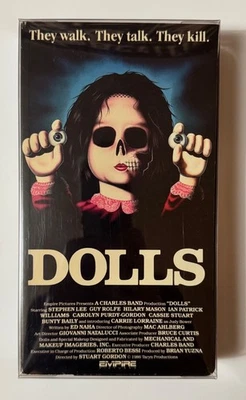 DOLLS VHS - Horror - 1986 Vestron Video - Stuart Gordon - Image 1 of 4