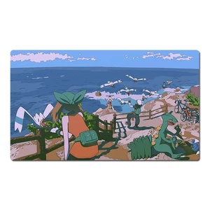 Pokemon Table Playmat Emerald Hoenn TCG CCG Pad Trading Card Game Mat Mousepad - Picture 1 of 3